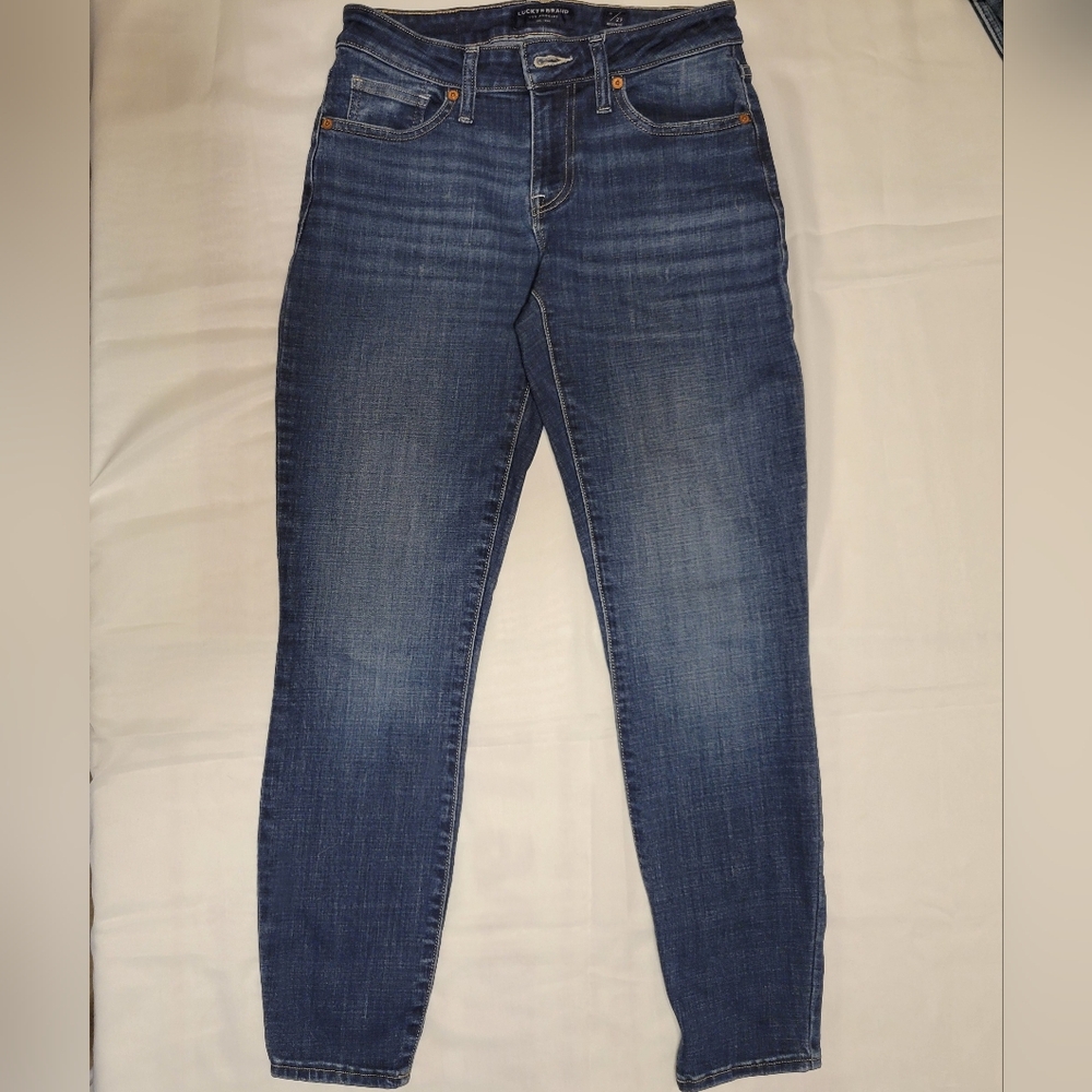 Lucky Brand  Low Rise Lolita Dark Blue Denim Jeans Size 8/29 R